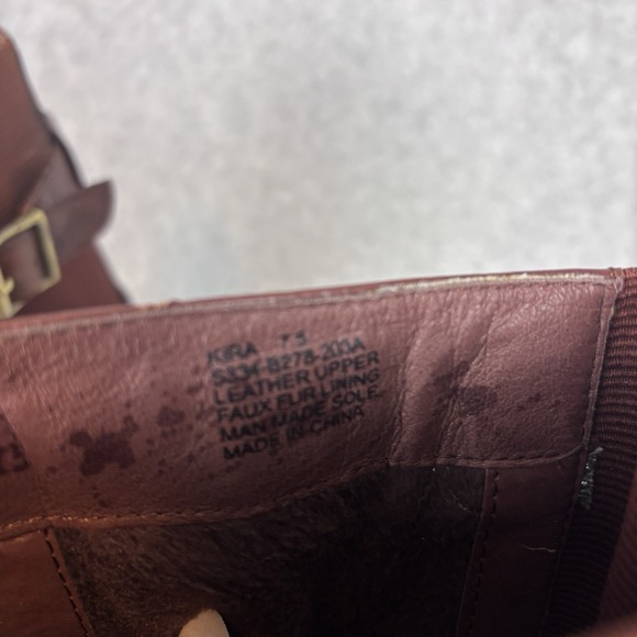 Miz Mooz Kira Brown Riding Boots ASO Elena Gilbert Vampire Diaries Size 7.5 - Picture 8 of 12